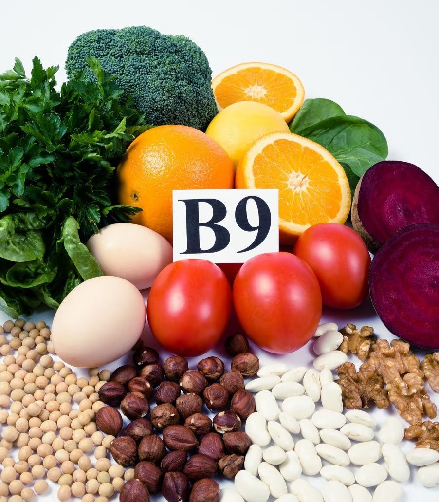 Foods containing folic acid